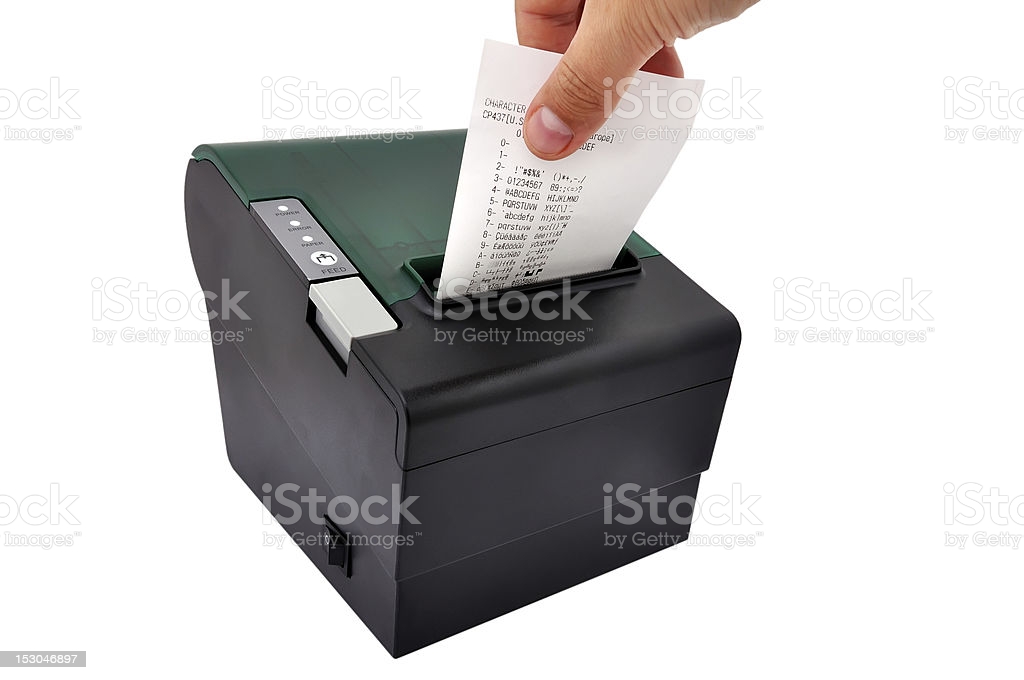 thermal printer for fiscal cash register and check